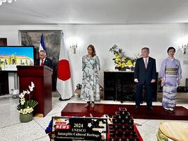 Fotografías de la conmemoración de 90 años de relaciones diplomáticas entre Costa Rica y Japón
